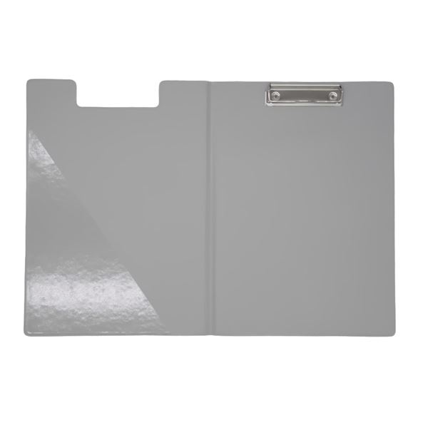 Schreibblock mit Clip Pastelini-A4, grau