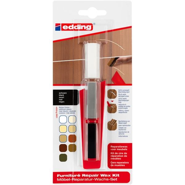 Möbelreparaturwachs edding 8901, schwarz