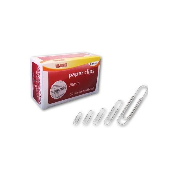 Büroklammern Sakota, 78,0 mm, 50 Stück