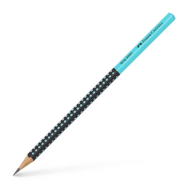 Grip Two Tone Graphite Bleistift, türkis/schwarz, 12 Stück