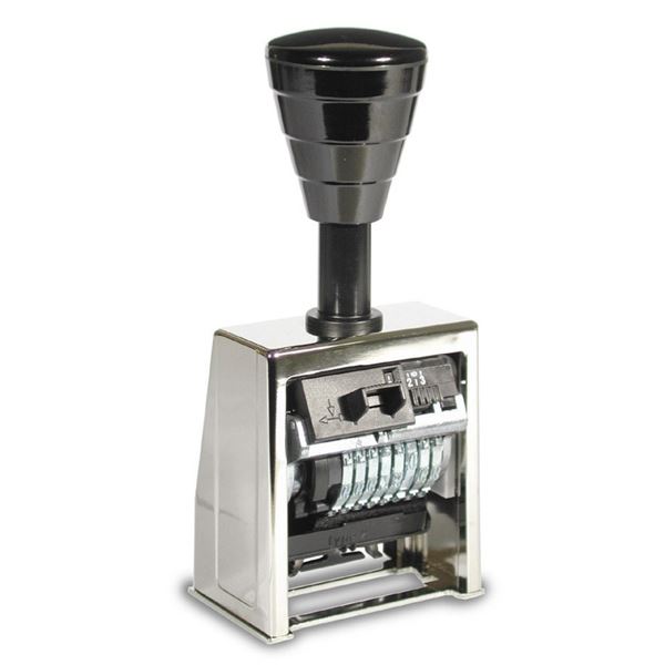 Briefmarken-Paginierka REINER B6/HORRAY H56, 6 Zahlen, Schrifthöhe 4,5 mm